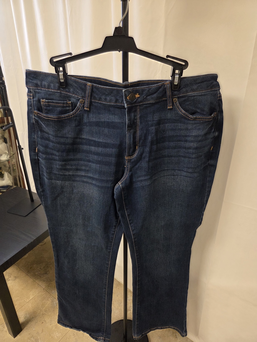 Sonoma Dark Indigo Straight Leg Jeans